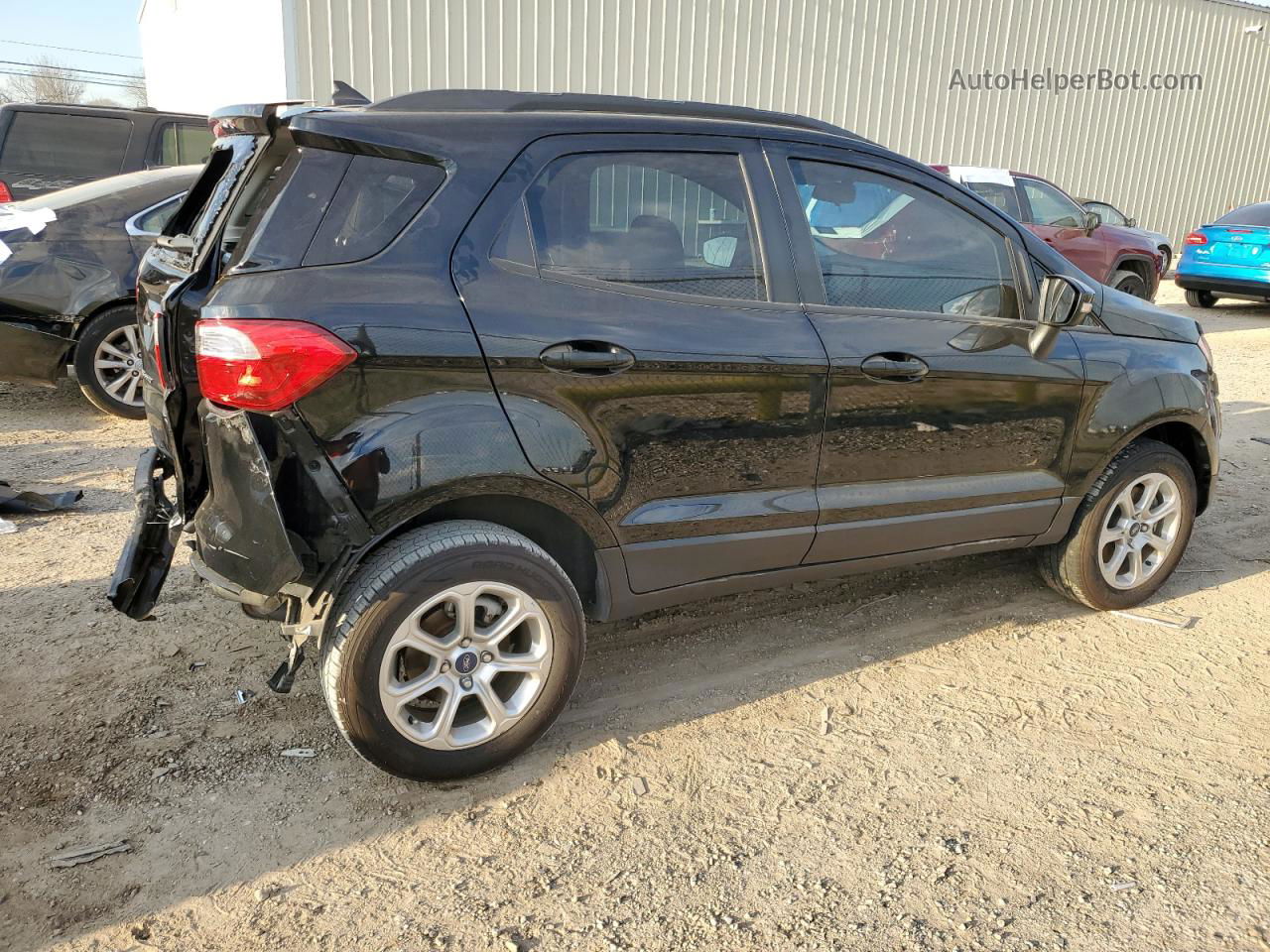 2020 Ford Ecosport Se Черный vin: MAJ6S3GL6LC393369