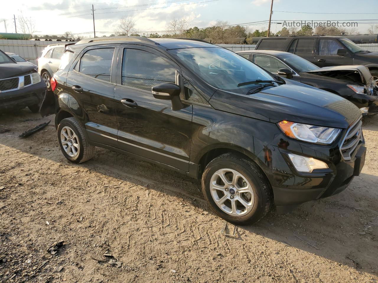 2020 Ford Ecosport Se Black vin: MAJ6S3GL6LC393369