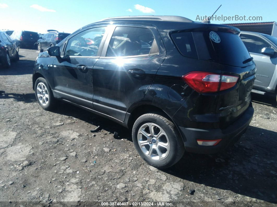 2019 Ford Ecosport Se Black vin: MAJ6S3GL7KC259839