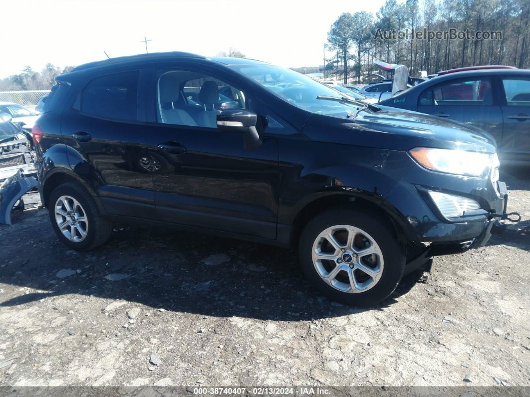 2019 Ford Ecosport Se Black vin: MAJ6S3GL7KC259839