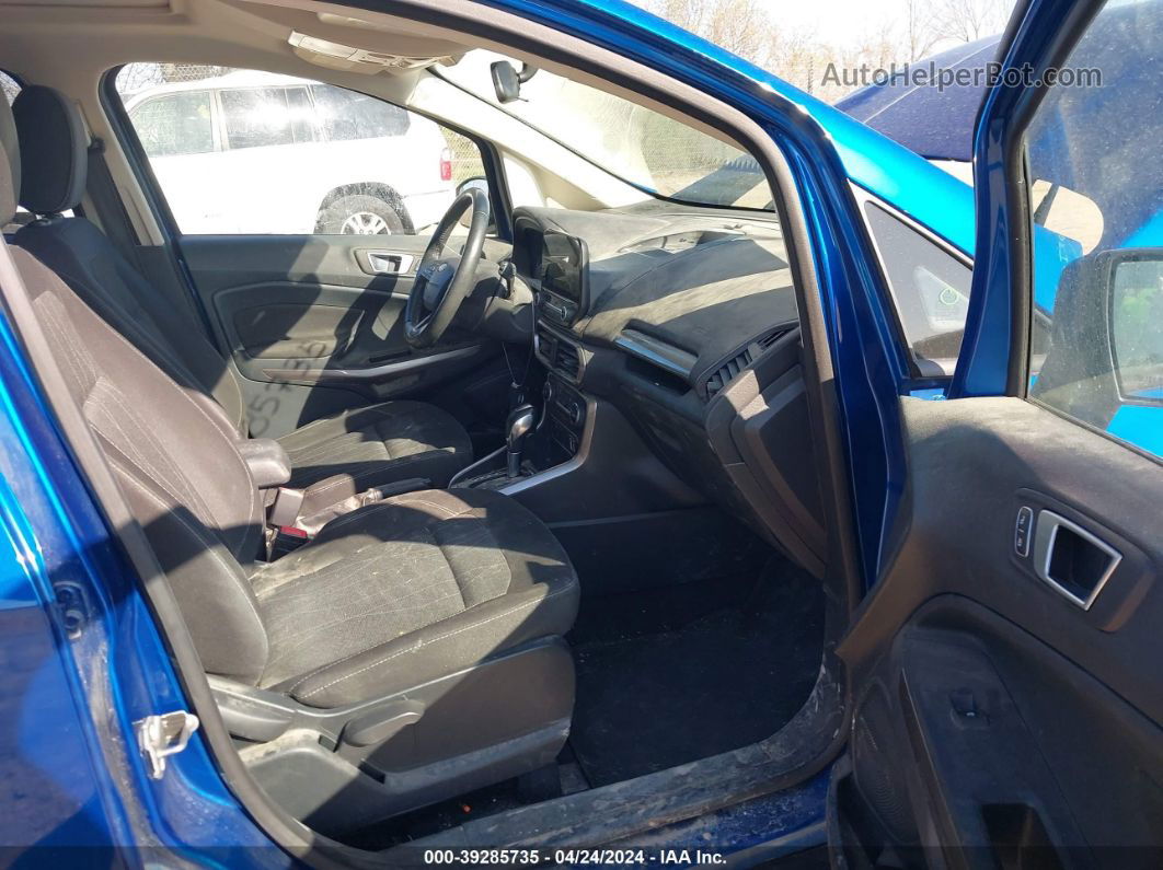 2019 Ford Ecosport Se Blue vin: MAJ6S3GL7KC263552