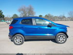 2019 Ford Ecosport Se Blue vin: MAJ6S3GL7KC263552