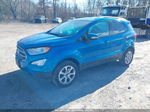 2019 Ford Ecosport Se Blue vin: MAJ6S3GL7KC265673