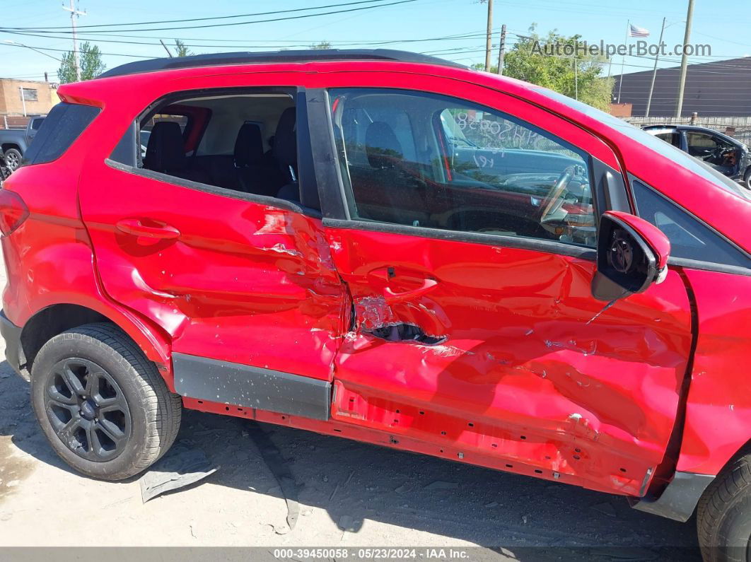 2019 Ford Ecosport Se Red vin: MAJ6S3GL7KC268363