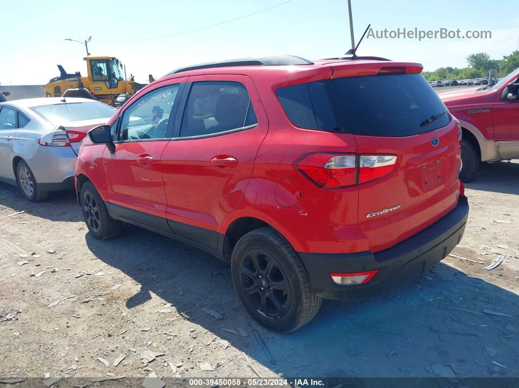 2019 Ford Ecosport Se Red vin: MAJ6S3GL7KC268363