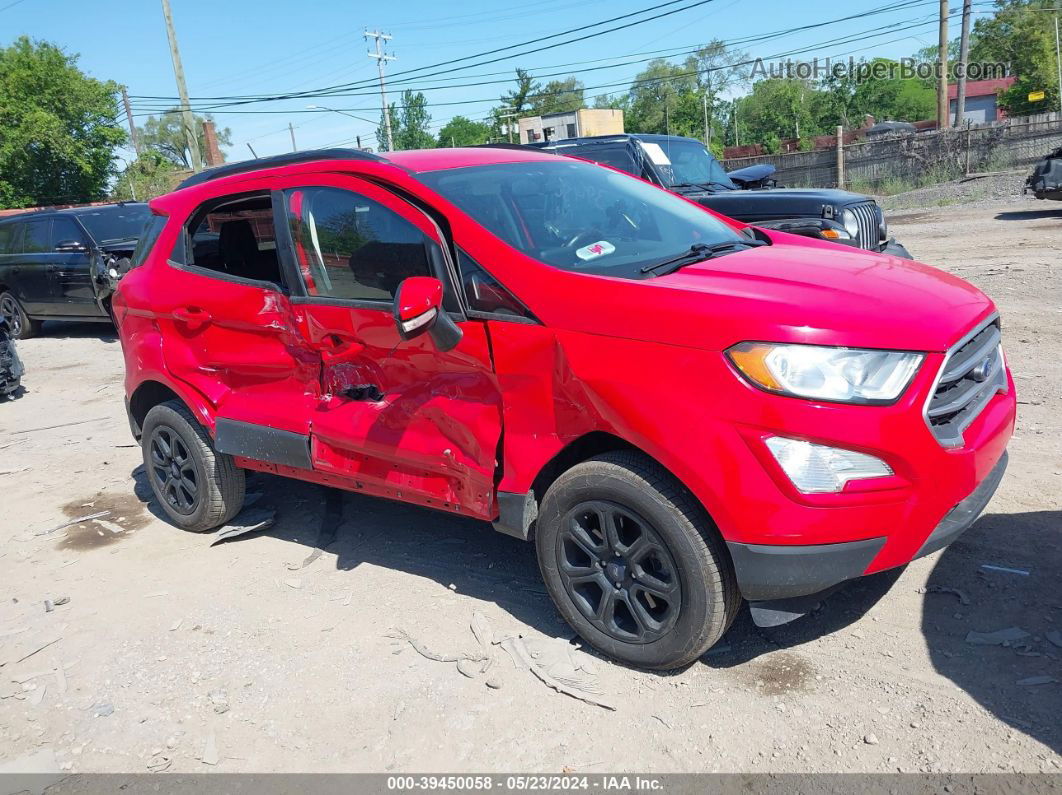 2019 Ford Ecosport Se Red vin: MAJ6S3GL7KC268363