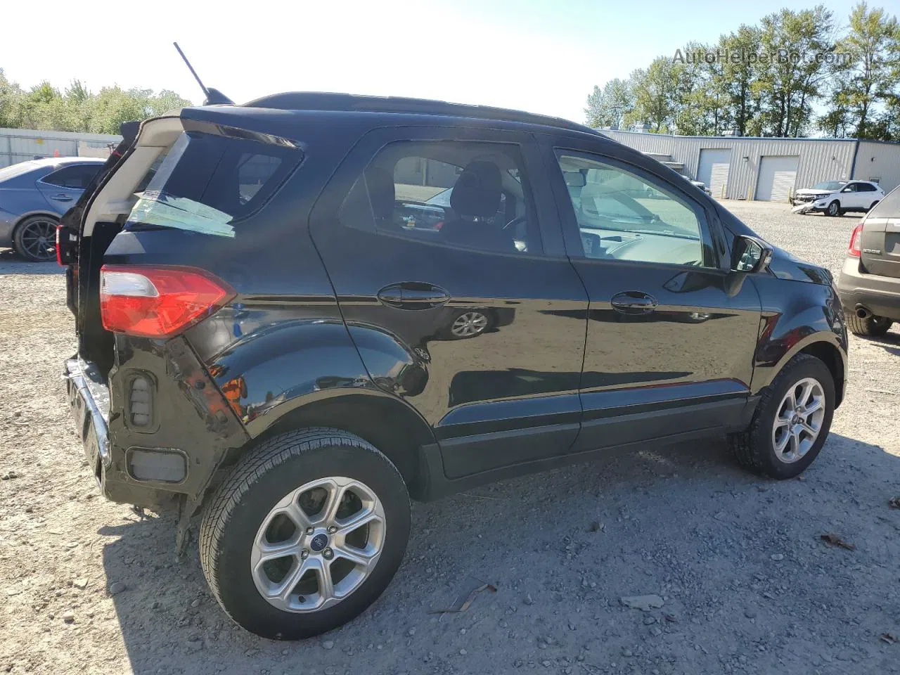 2019 Ford Ecosport Se Black vin: MAJ6S3GL7KC305847