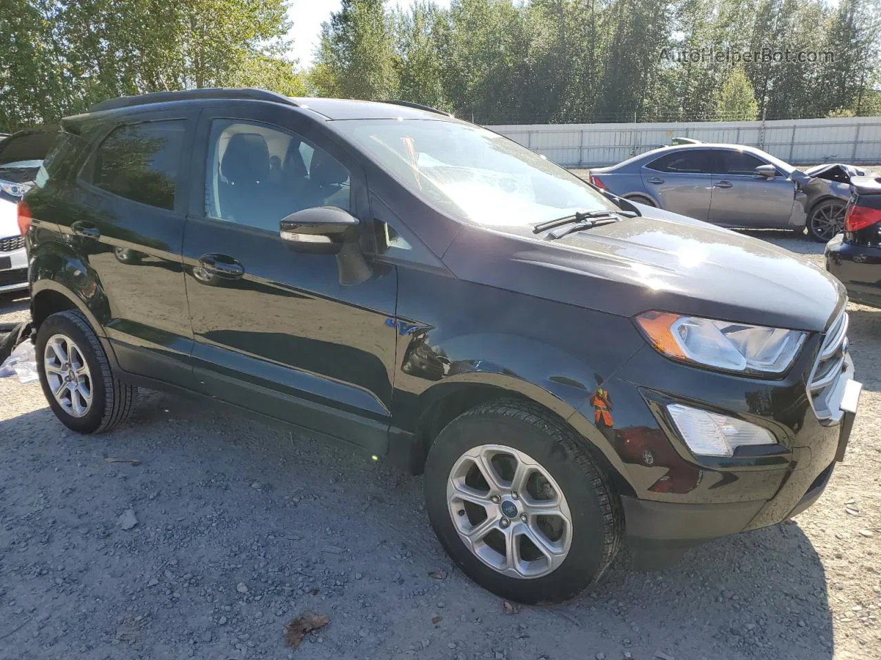 2019 Ford Ecosport Se Black vin: MAJ6S3GL7KC305847