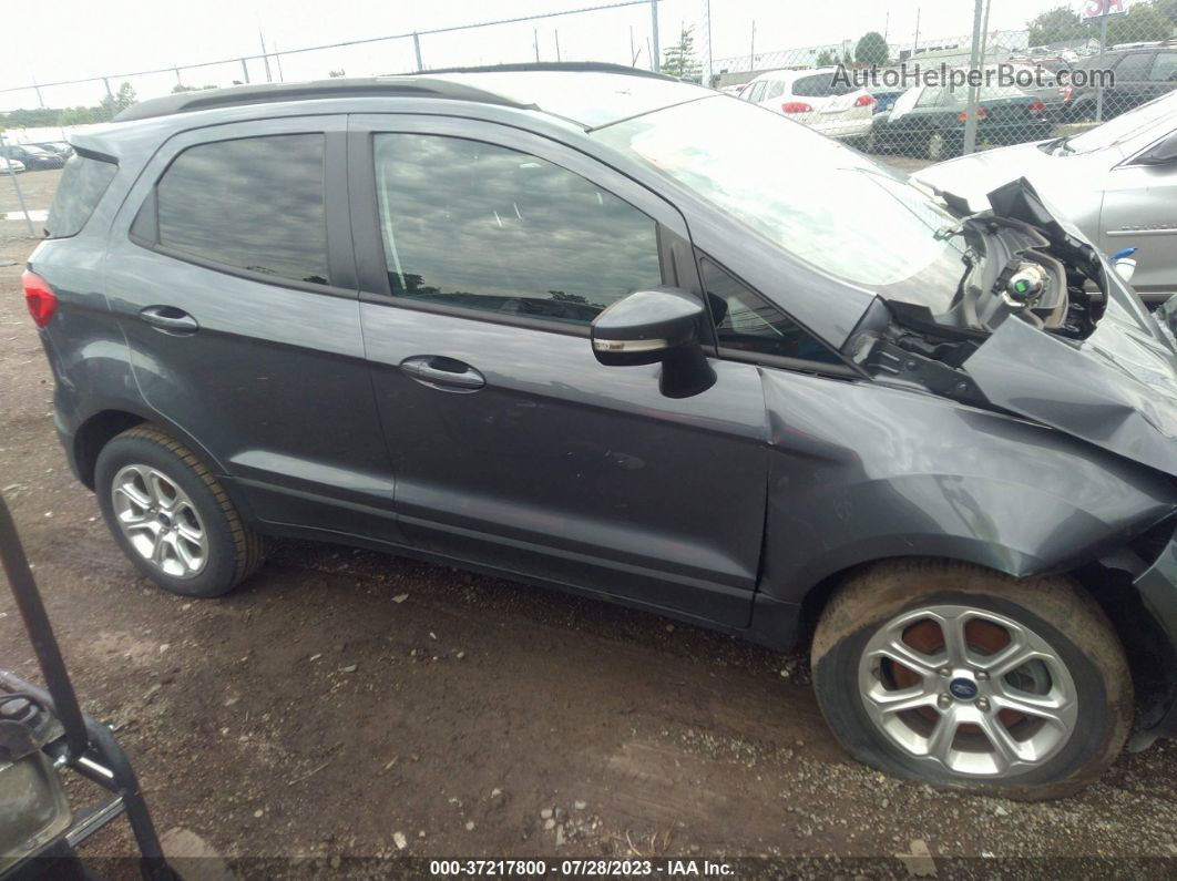 2020 Ford Ecosport Se Gray vin: MAJ6S3GL7LC316056