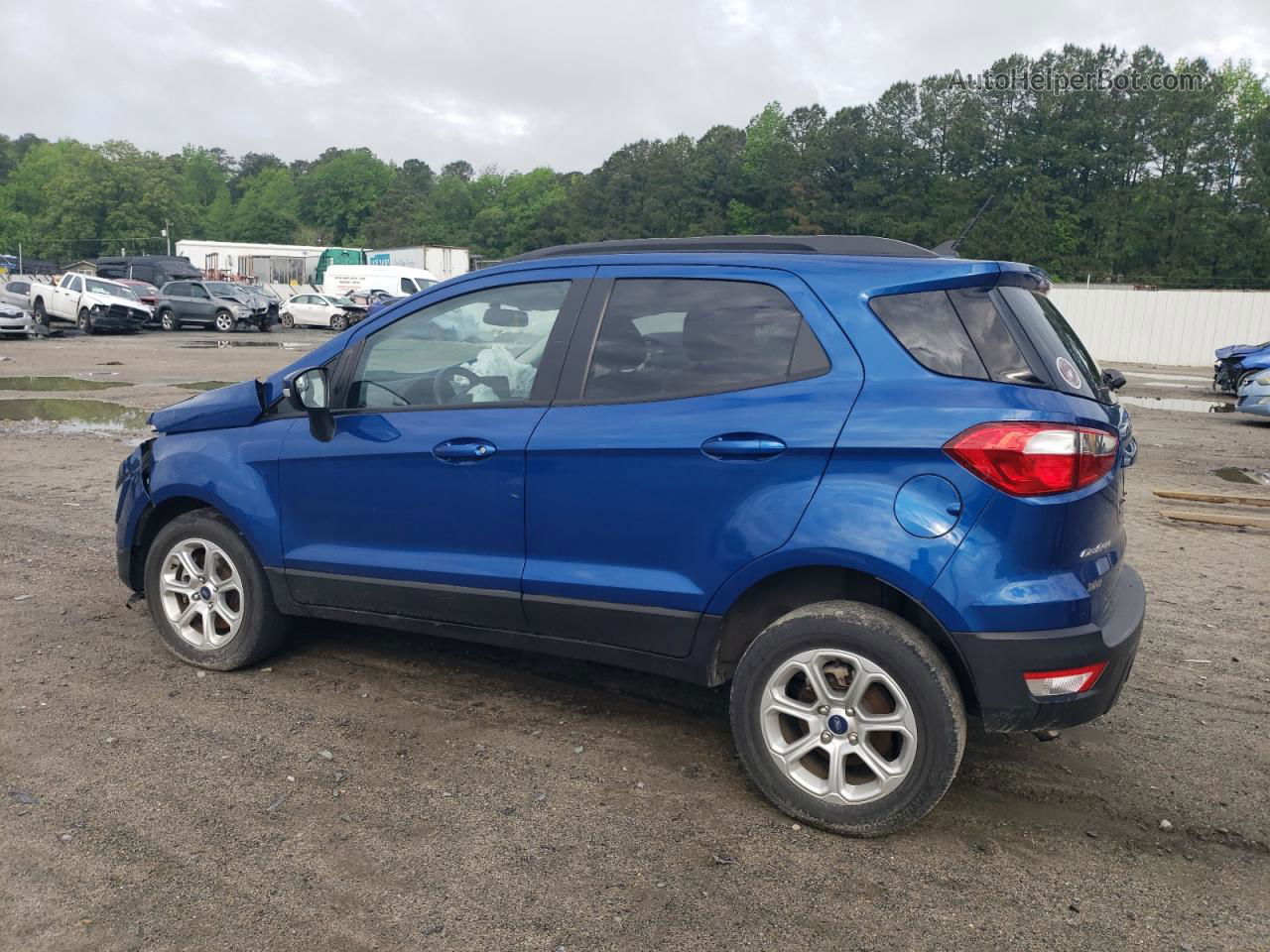 2020 Ford Ecosport Se Blue vin: MAJ6S3GL7LC327588