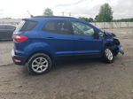 2020 Ford Ecosport Se Blue vin: MAJ6S3GL7LC327588