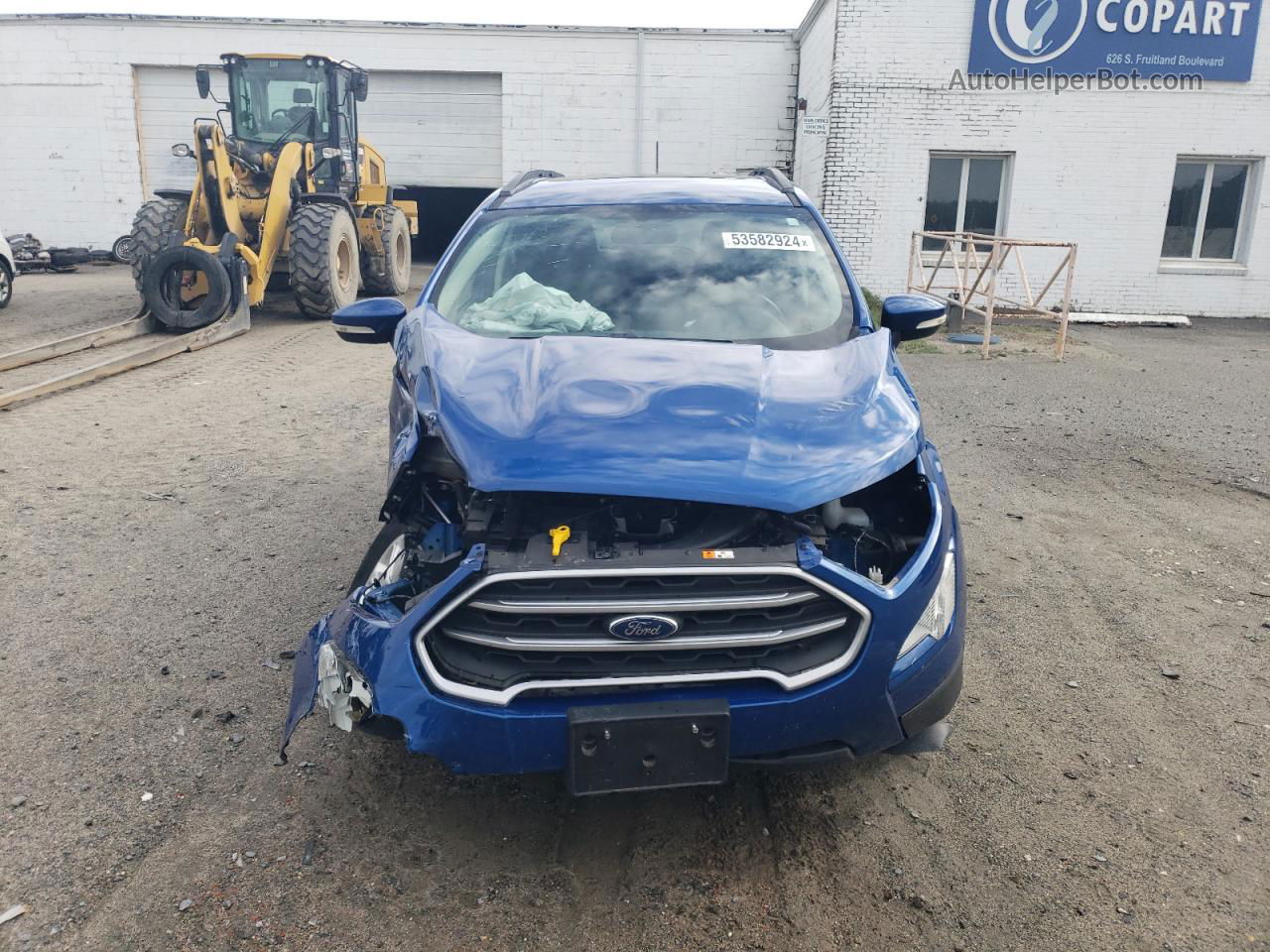 2020 Ford Ecosport Se Blue vin: MAJ6S3GL7LC327588