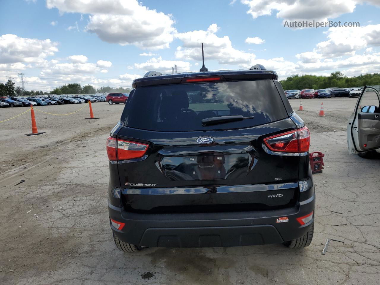 2020 Ford Ecosport Se Black vin: MAJ6S3GL7LC336422