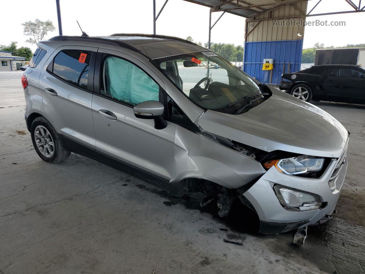 2020 Ford Ecosport Se Silver vin: MAJ6S3GL7LC344925