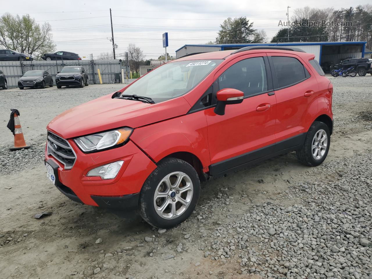 2020 Ford Ecosport Se Red vin: MAJ6S3GL7LC359778