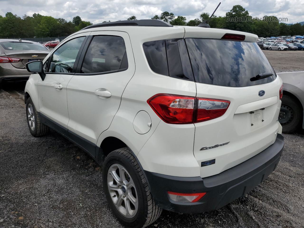 2020 Ford Ecosport Se White vin: MAJ6S3GL7LC359845