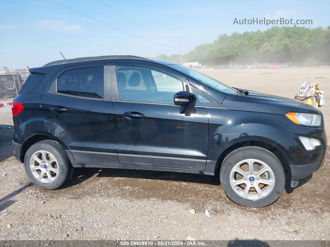 2019 Ford Ecosport Se Black vin: MAJ6S3GL8KC265777