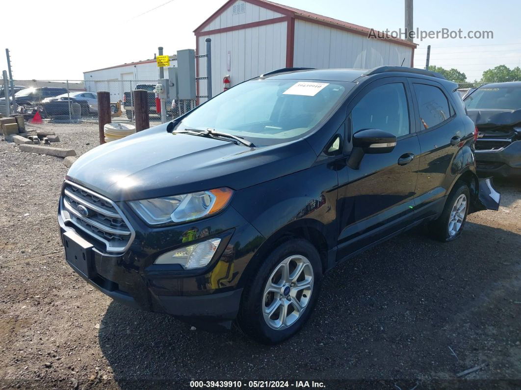 2019 Ford Ecosport Se Black vin: MAJ6S3GL8KC265777