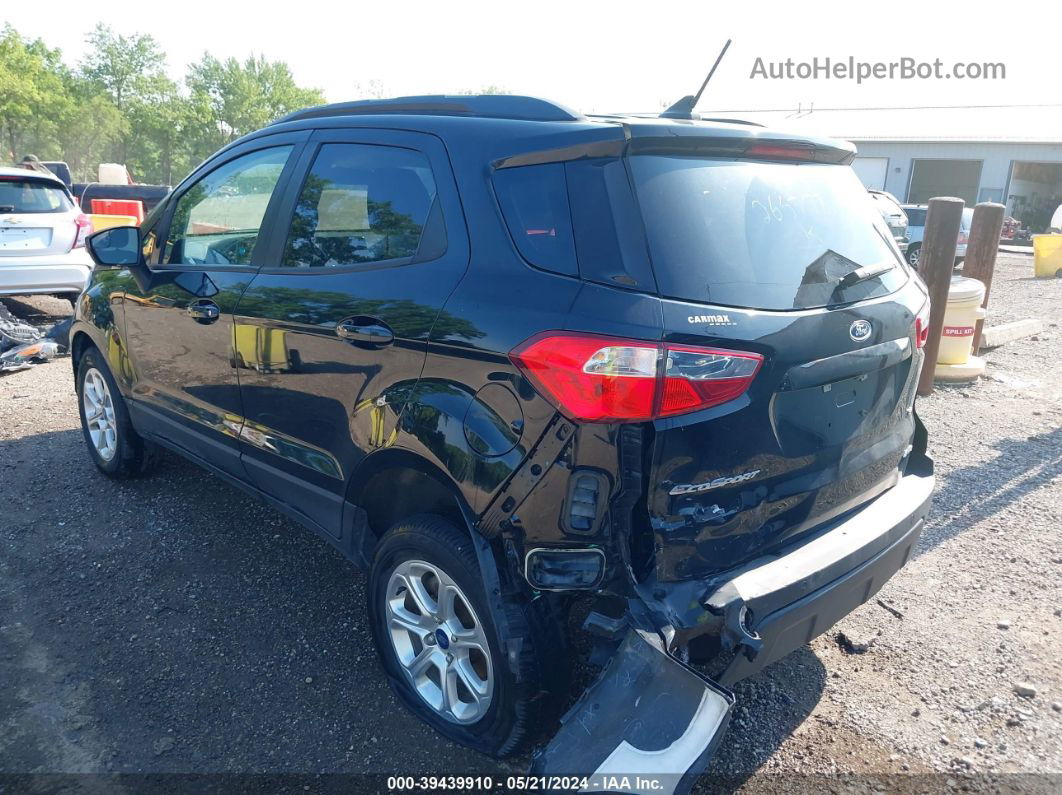 2019 Ford Ecosport Se Black vin: MAJ6S3GL8KC265777