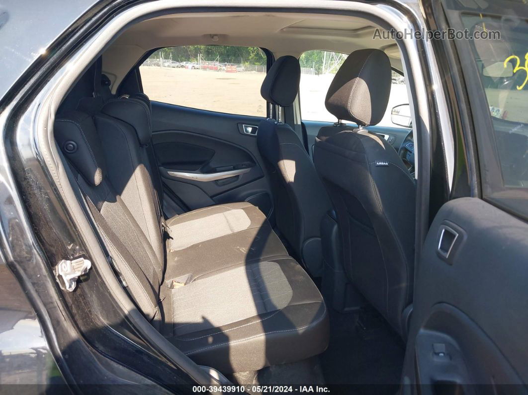 2019 Ford Ecosport Se Black vin: MAJ6S3GL8KC265777