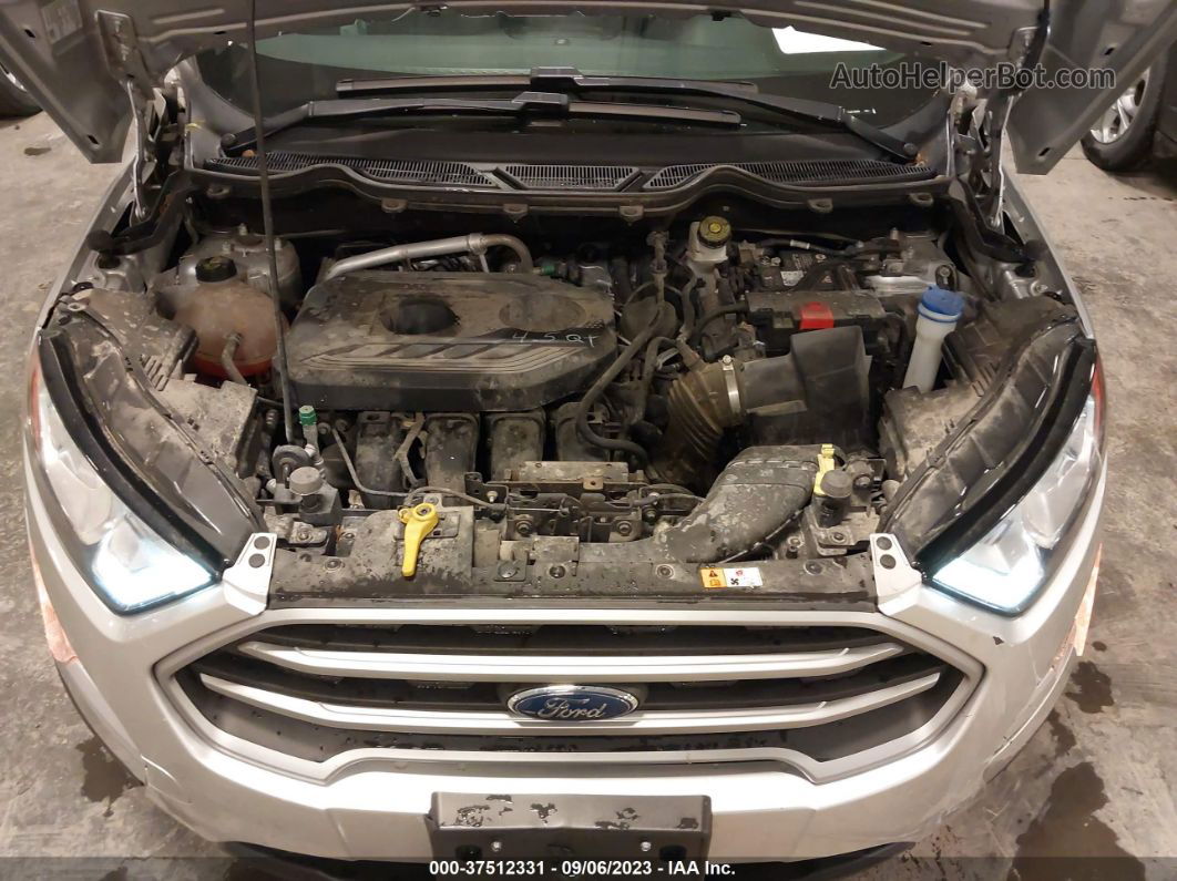 2019 Ford Ecosport Se Silver vin: MAJ6S3GL8KC273099