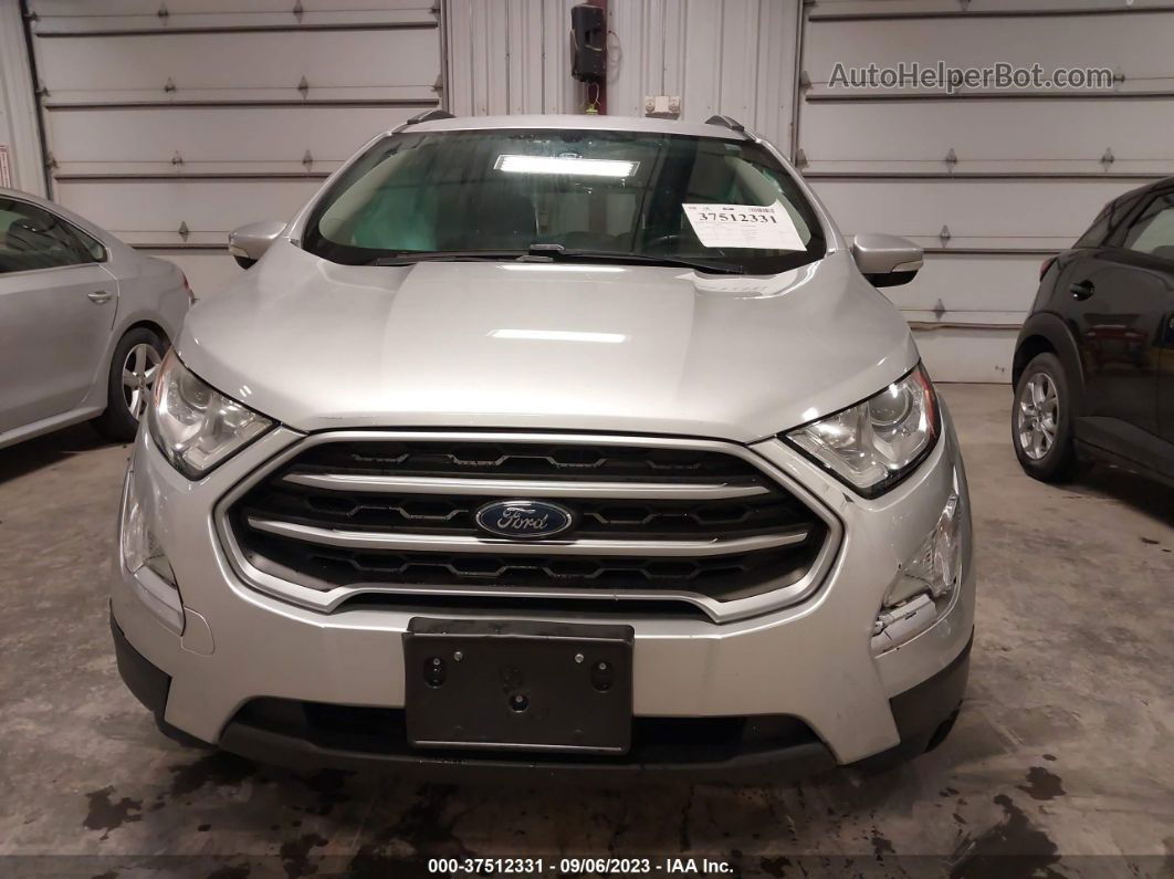 2019 Ford Ecosport Se Silver vin: MAJ6S3GL8KC273099