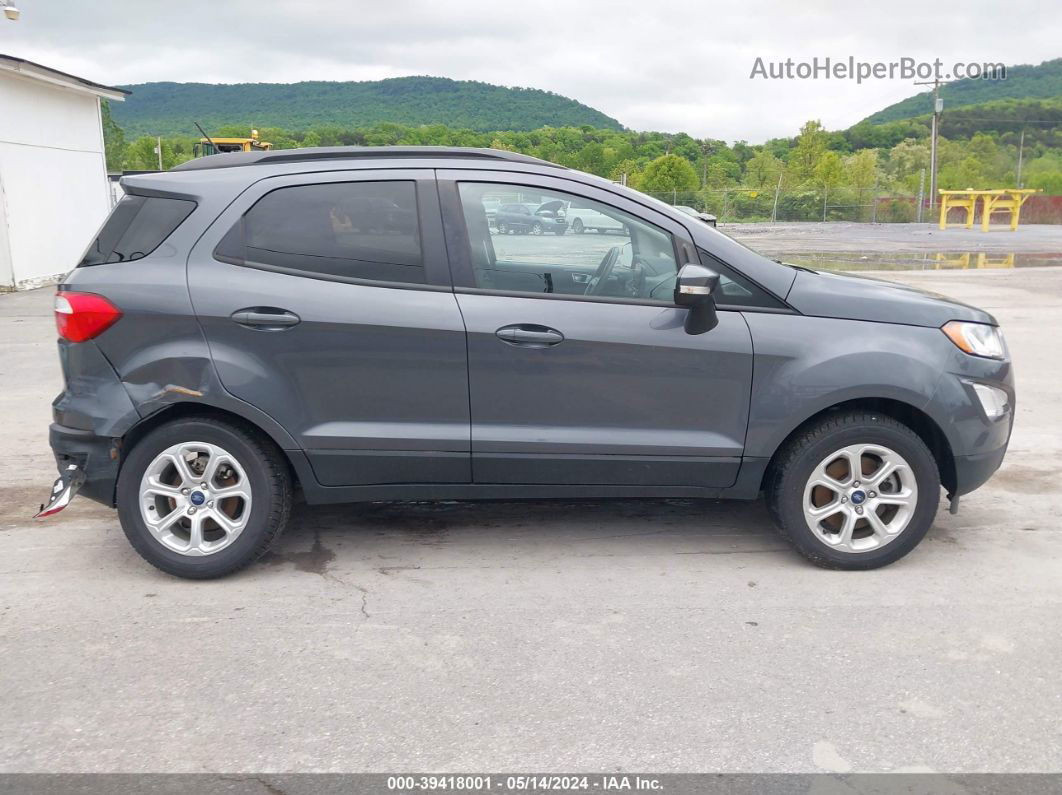 2019 Ford Ecosport Se Gray vin: MAJ6S3GL8KC277797