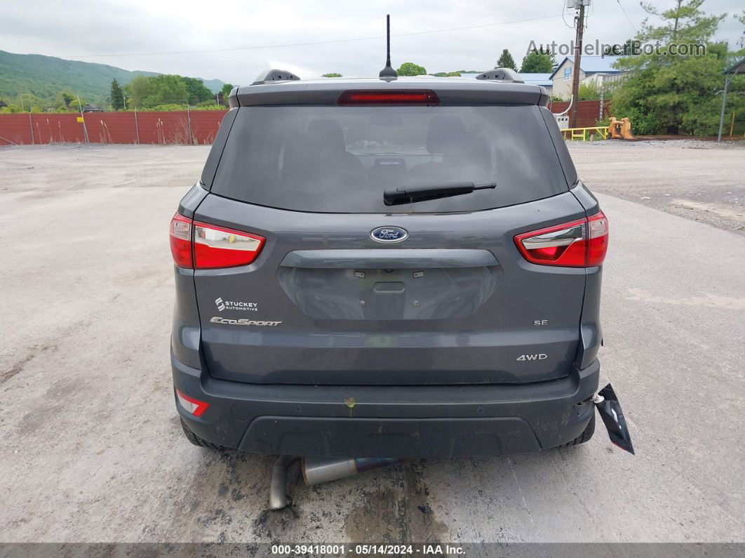 2019 Ford Ecosport Se Серый vin: MAJ6S3GL8KC277797