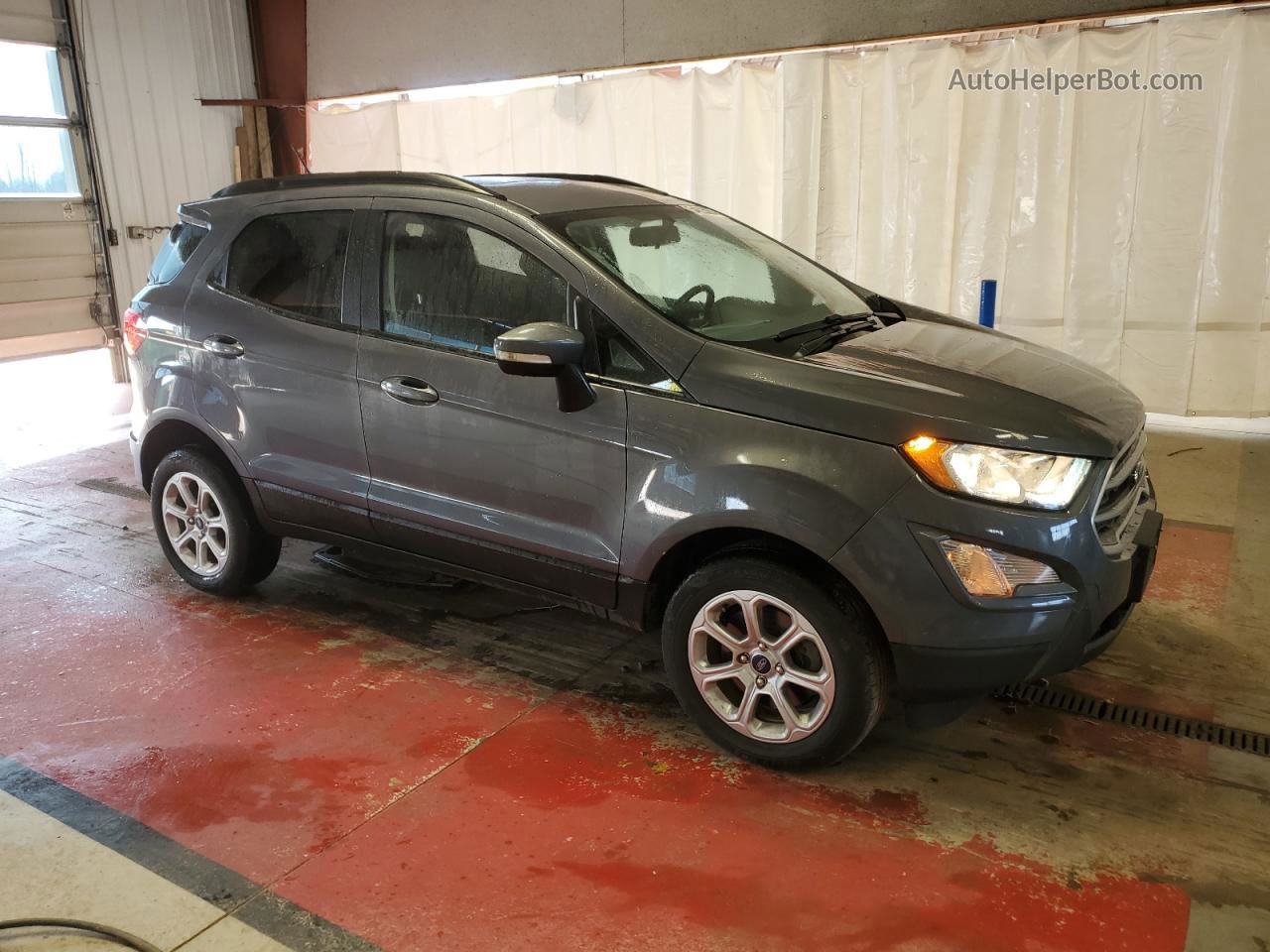 2019 Ford Ecosport Se Gray vin: MAJ6S3GL8KC278741