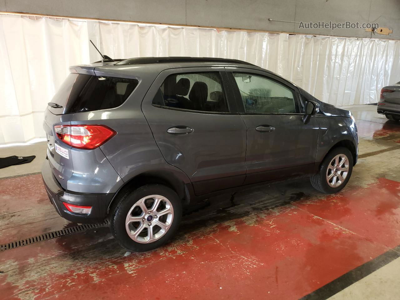 2019 Ford Ecosport Se Gray vin: MAJ6S3GL8KC278741