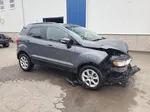 2019 Ford Ecosport Se Gray vin: MAJ6S3GL8KC288587