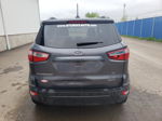 2019 Ford Ecosport Se Gray vin: MAJ6S3GL8KC288587