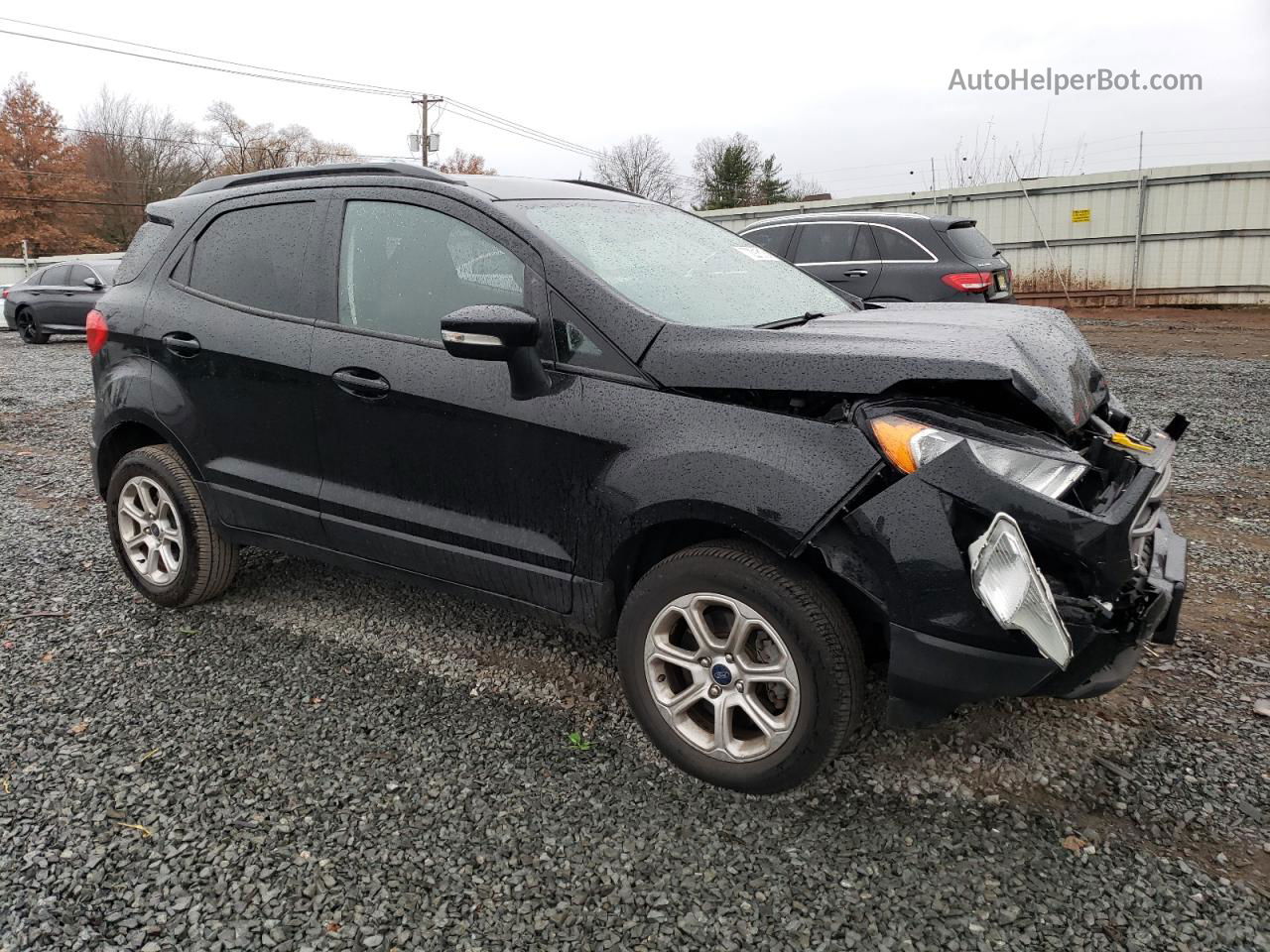 2019 Ford Ecosport Se Black vin: MAJ6S3GL8KC296804