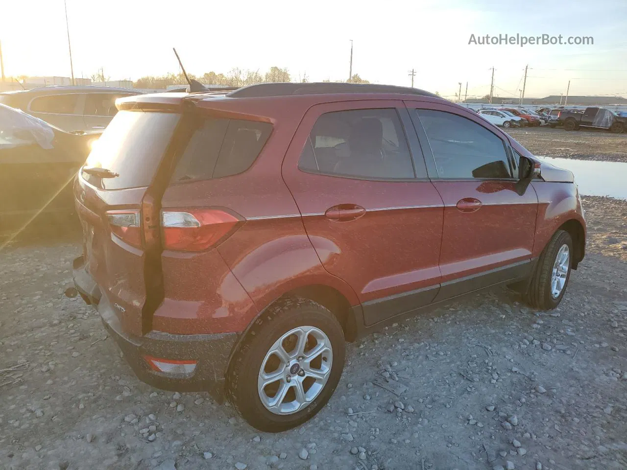 2019 Ford Ecosport Se Красный vin: MAJ6S3GL8KC299573