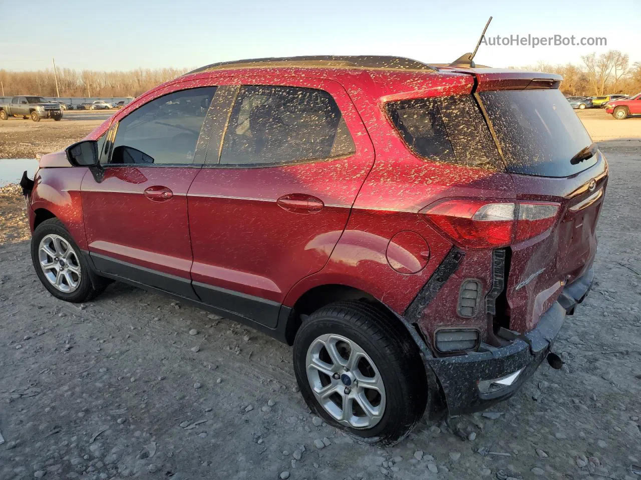 2019 Ford Ecosport Se Red vin: MAJ6S3GL8KC299573