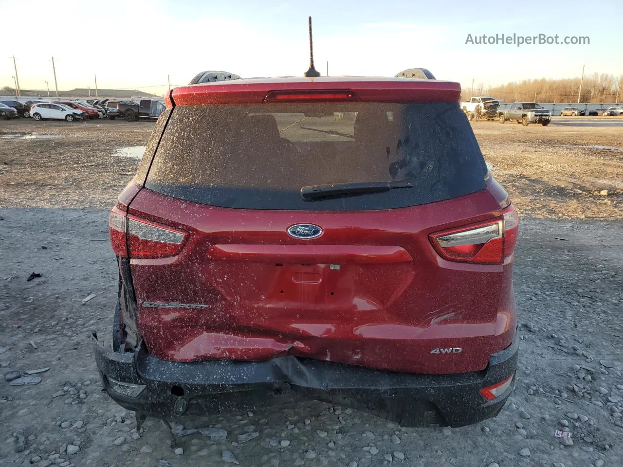 2019 Ford Ecosport Se Красный vin: MAJ6S3GL8KC299573