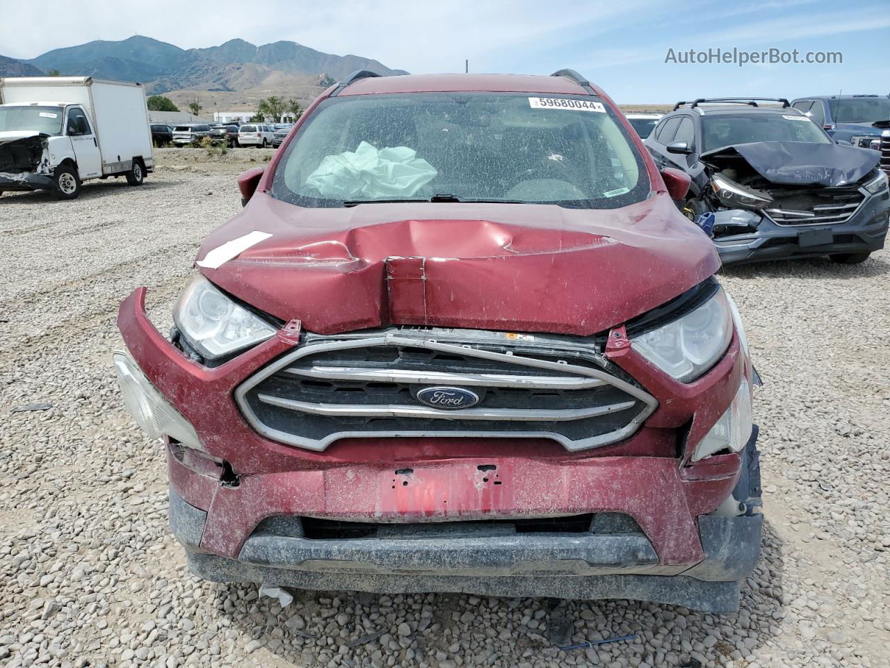 2019 Ford Ecosport Se Red vin: MAJ6S3GL8KC307963