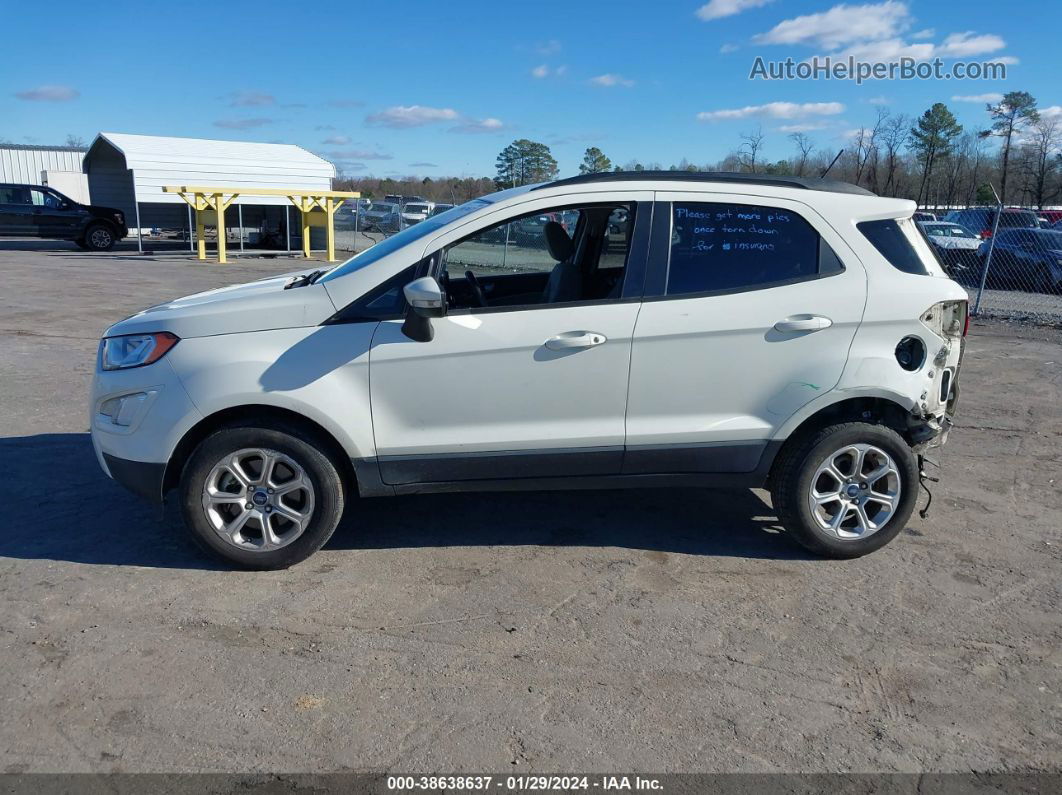 2020 Ford Ecosport Se White vin: MAJ6S3GL8LC341600