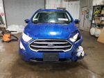 2020 Ford Ecosport Se Blue vin: MAJ6S3GL8LC347011