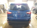 2020 Ford Ecosport Se Blue vin: MAJ6S3GL8LC347011