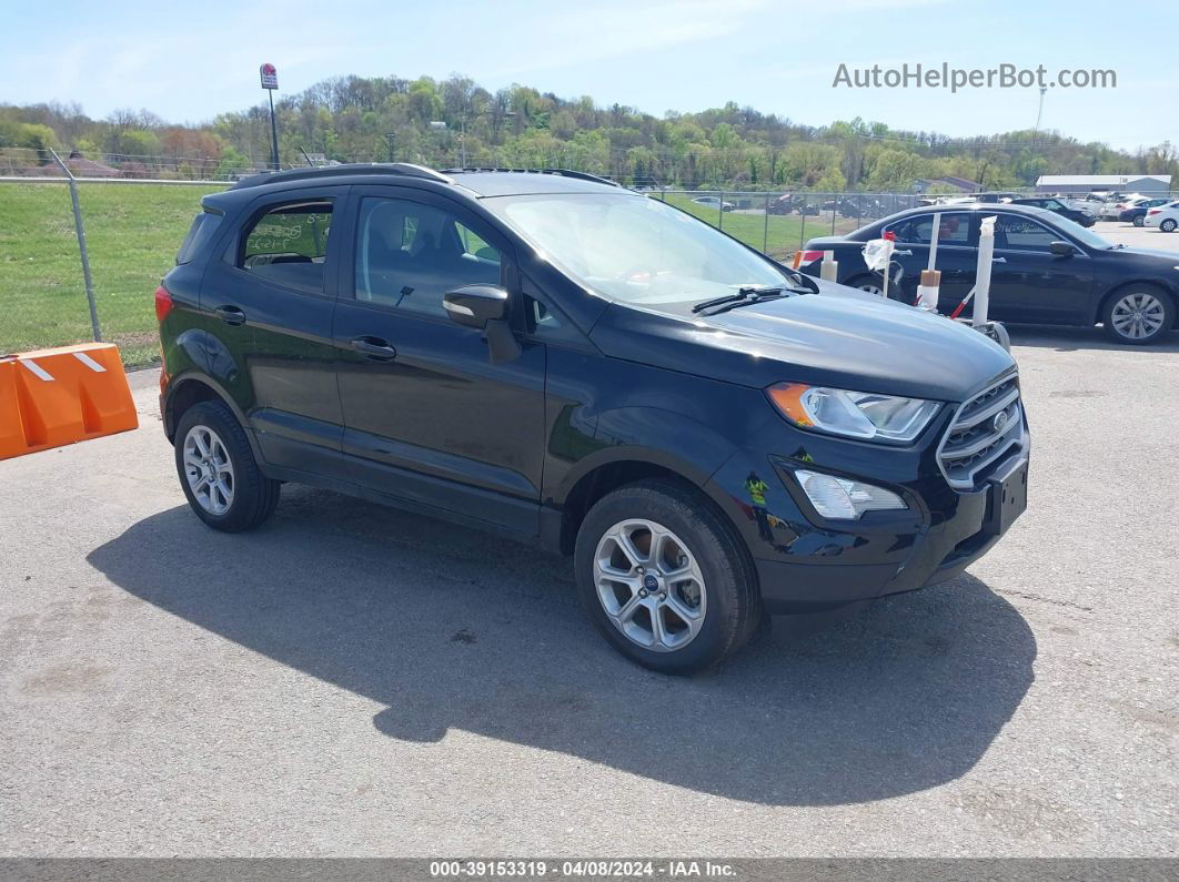 2020 Ford Ecosport Se Black vin: MAJ6S3GL8LC367890