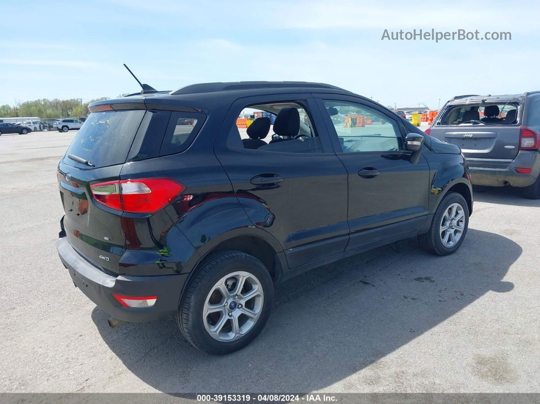 2020 Ford Ecosport Se Black vin: MAJ6S3GL8LC367890