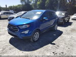 2020 Ford Ecosport Se Blue vin: MAJ6S3GL8LC388061