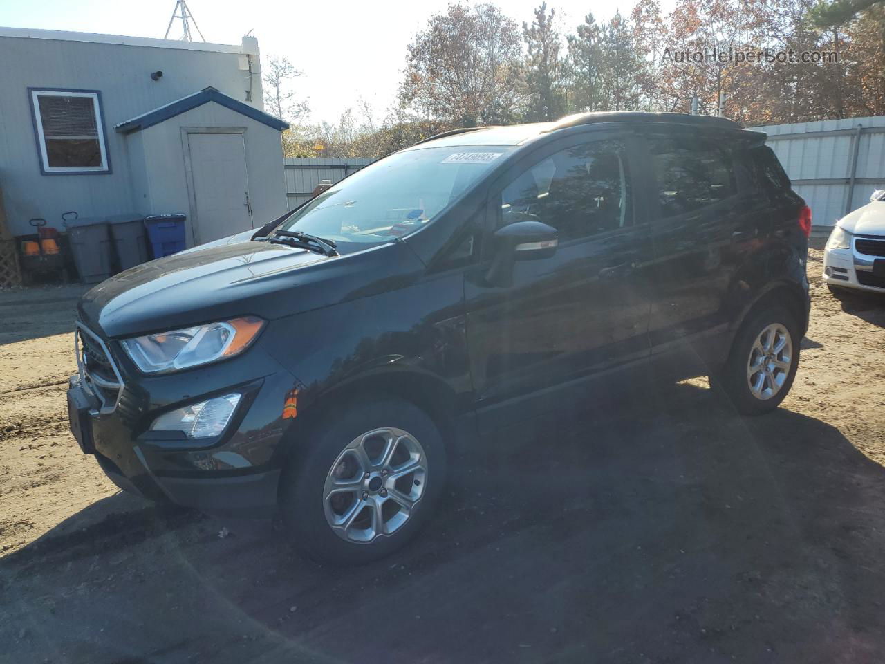 2019 Ford Ecosport Se Черный vin: MAJ6S3GL9KC257347