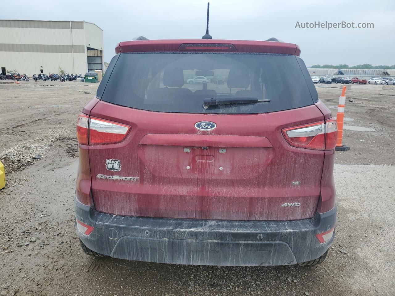 2019 Ford Ecosport Se Red vin: MAJ6S3GL9KC258837