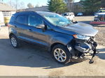 2019 Ford Ecosport Se Gray vin: MAJ6S3GL9KC265447