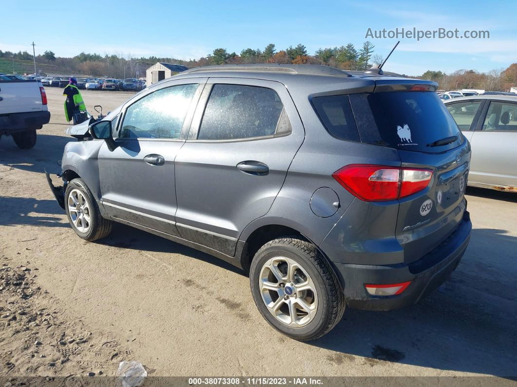 2019 Ford Ecosport Se Gray vin: MAJ6S3GL9KC265447