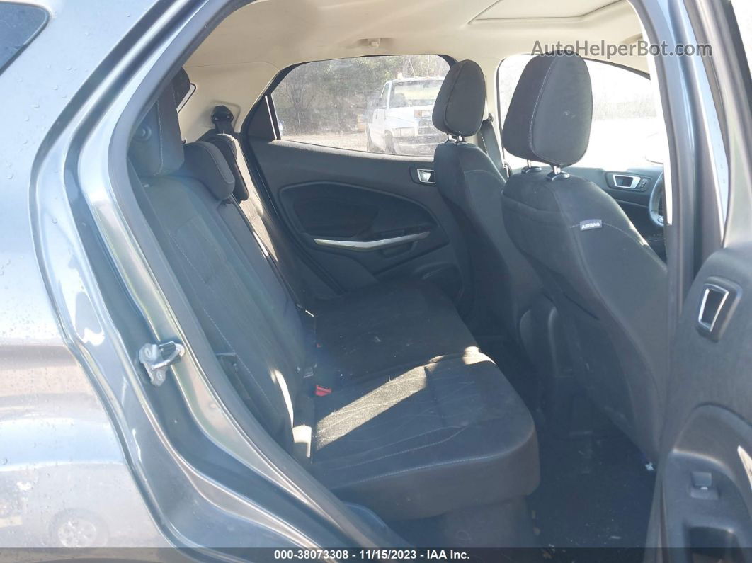 2019 Ford Ecosport Se Gray vin: MAJ6S3GL9KC265447