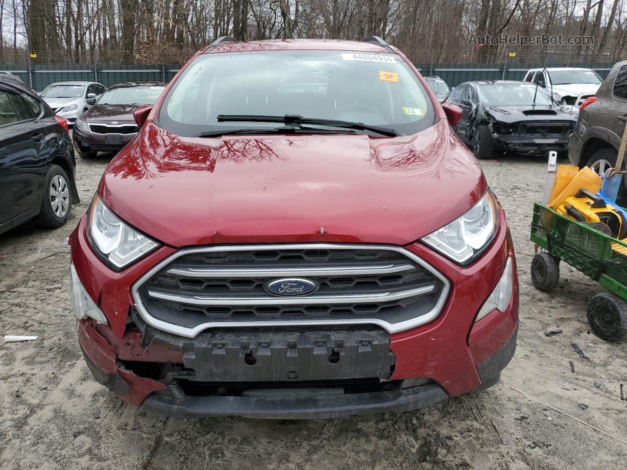 2019 Ford Ecosport Se Red vin: MAJ6S3GL9KC272902
