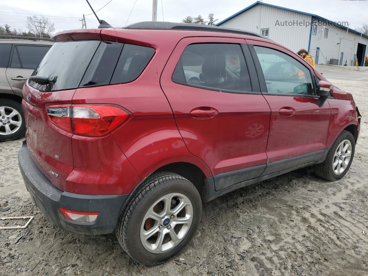 2019 Ford Ecosport Se Red vin: MAJ6S3GL9KC272902